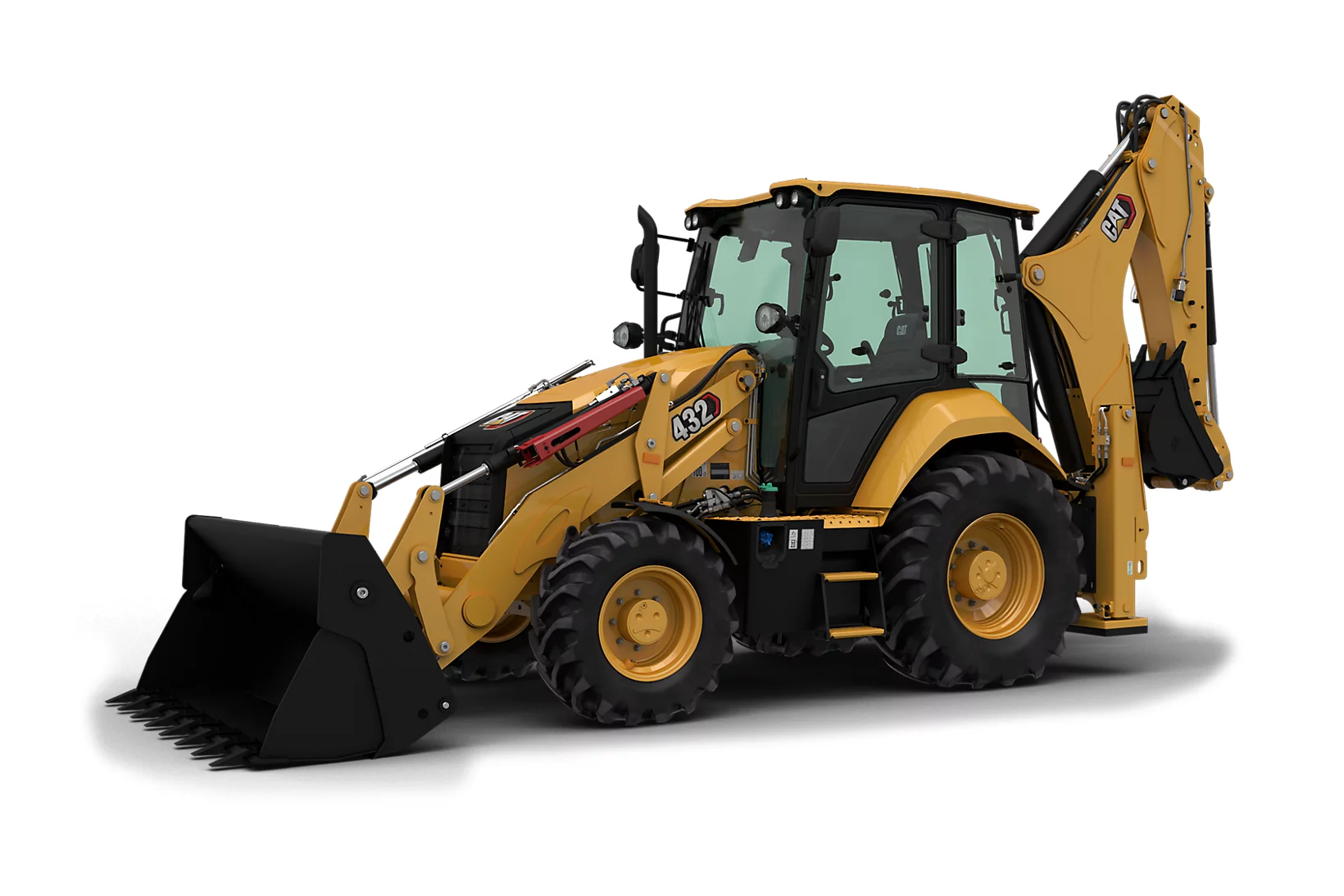 Retropala mixta Caterpillar 432 para excavaciones y apertura de zanjas