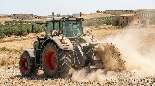 Preparación profunda de suelo agrícola
